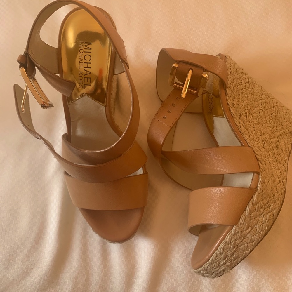 Michael Korda wedge sandals